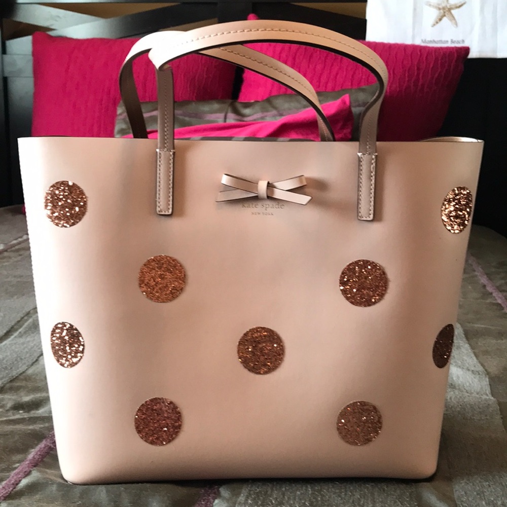 Kate Spade bag glitter polka dot bag